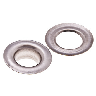 KROUŽEK PLACHTOVÝ ocelový poniklovaný 10