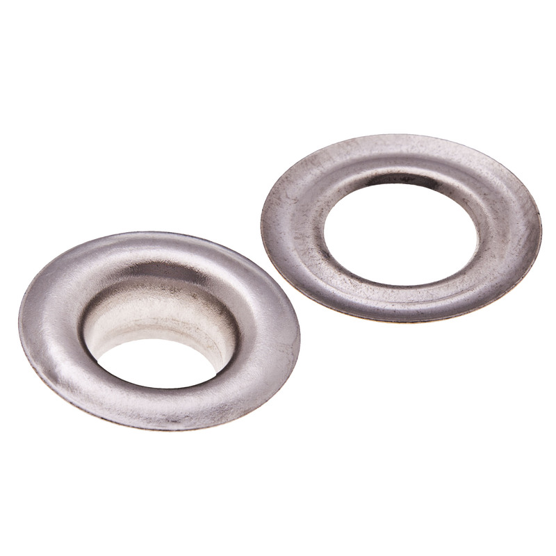 KROUŽEK PLACHTOVÝ ocelový poniklovaný 10