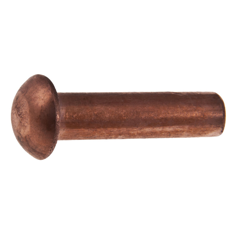 NÝT PŮLKULATÁ HLAVA 4x20 měď