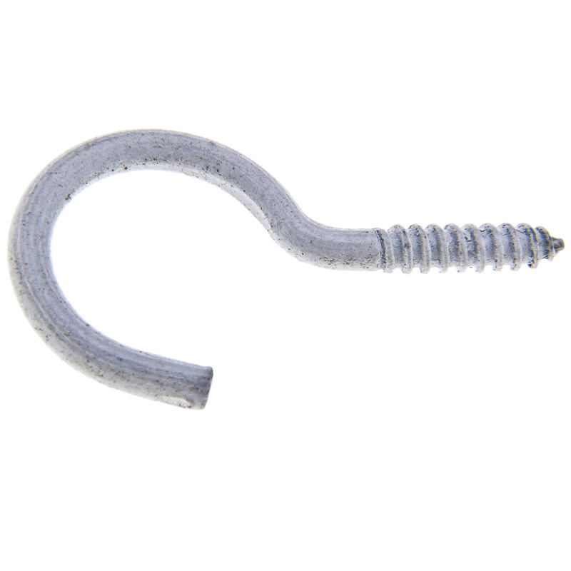 OČKO SE ZÁVITEM OTEVŘENÉ lakované bílé 25