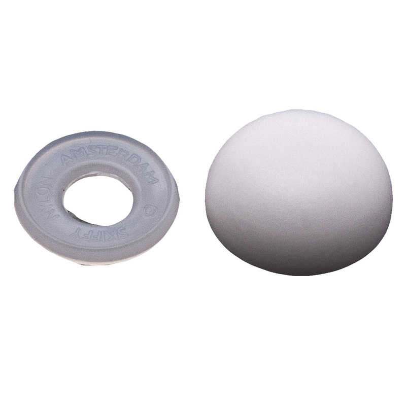 KRYTKA ŠROUBŮ bílá plastová 4,0x10,8