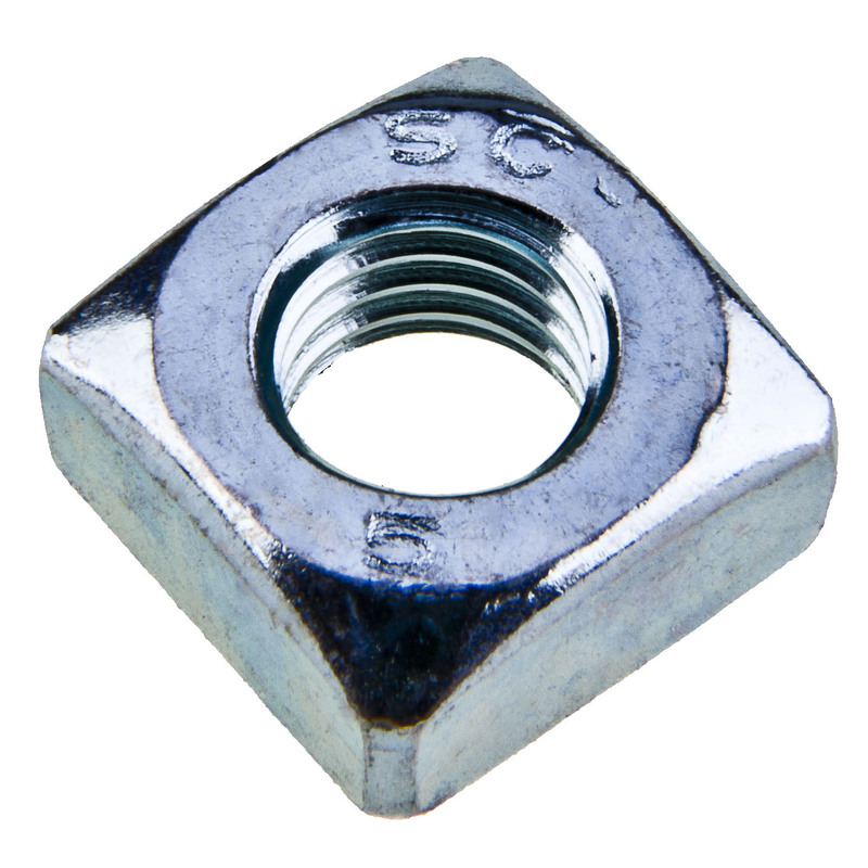 MATICE ČTYŘHRANNÁ M6 zinek bílý