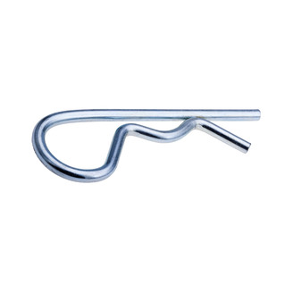 ZÁVLAČKA PRUŽINOVÁ JEDNODUCHÁ 2 zinek bílý