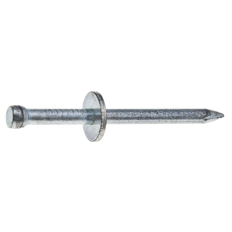 HŘEBÍK NASTŘELOVACÍ 42 s podložkou zinek bílý