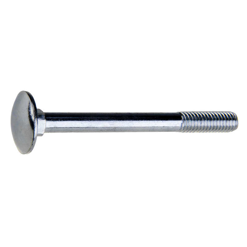 ŠROUB VRATOVÝ PŮLKULATÁ HLAVA 5x45 zinek bílý