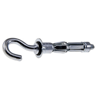 KOTVA DO DUTIN KOVOVÁ s hákem  M4x38