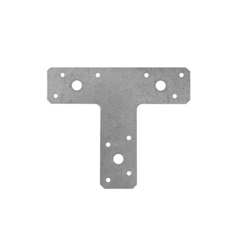 PLECH SPOJOVACÍ TYP T 150x125x35x2,5mm zinek bílý