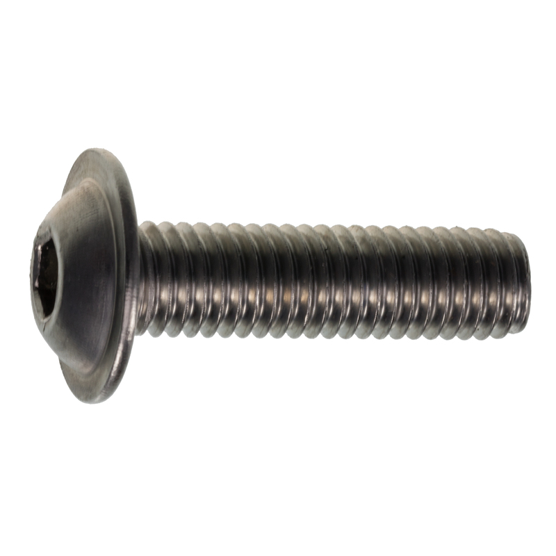 ŠROUB METRICKÝ BUTTON S LÍMCEM 6x10 imbus nerez