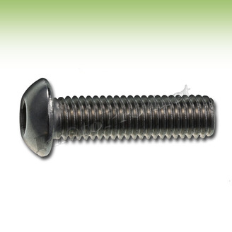 ŠROUB METRICKÝ BUTTON PŮLKULATÁ HLAVA 4x20 imbus nerez